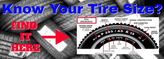 know your tire size